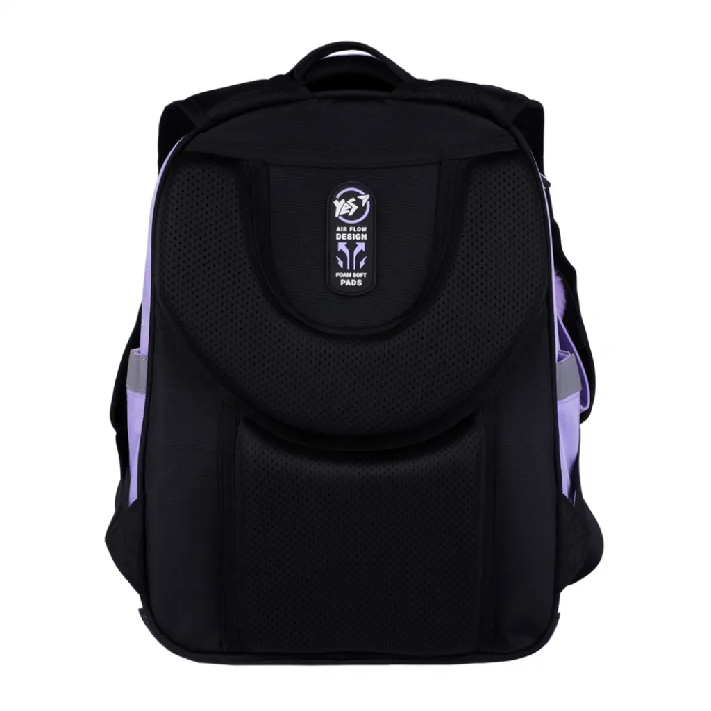Ортопедичний рюкзак шкільний YES S-91 Pusheen Shiny, бузковий Ортопедичний рюкзак шкільний YES S-91 Pusheen Shiny, бузковий