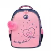 Ортопедический рюкзак школьный YES Bright Hearts S-111, розовый - Фото№4