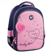 Ортопедичний рюкзак шкільний YES Bright Hearts S-111, рожевий Ортопедичний рюкзак шкільний YES Bright Hearts S-111, рожевий