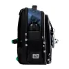 Ортопедический рюкзак школьный YES Football Gamer S-111, синий - Фото№6