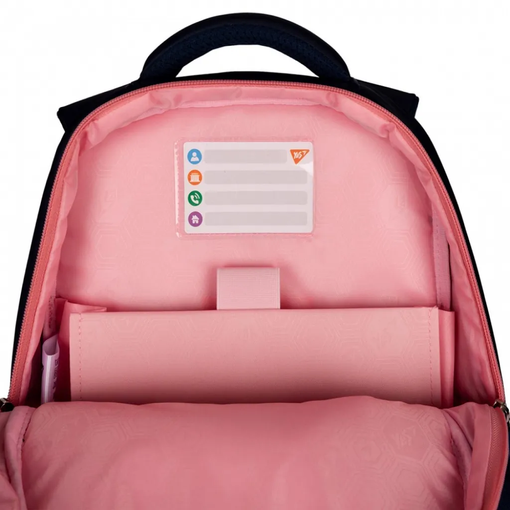 Ортопедичний рюкзак шкільний YES Be Like a Cat S-52, синій Ортопедичний рюкзак шкільний YES Be Like a Cat S-52, синій