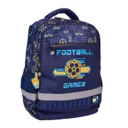 Ортопедичний рюкзак шкільний YES Football Gamer S-52 Ergo, синій Ортопедичний рюкзак шкільний YES Football Gamer S-52 Ergo, синій