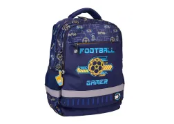Ортопедичний рюкзак шкільний YES Football Gamer S-52 Ergo, синій Ортопедичний рюкзак шкільний YES Football Gamer S-52 Ergo, синій