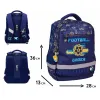 Ортопедический рюкзак школьный YES Football Gamer S-52 Ergo, синий - Фото№3