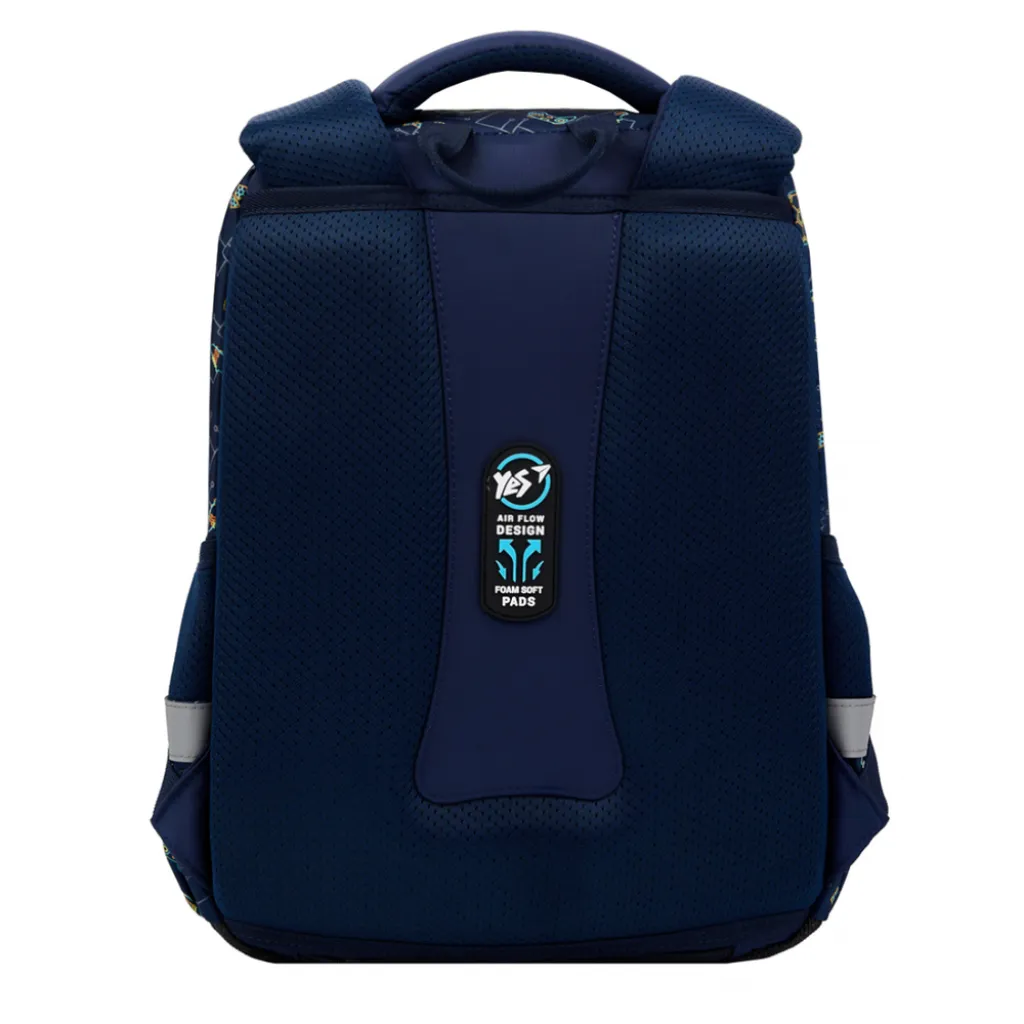 Ортопедический рюкзак школьный YES Football Gamer S-52 Ergo, синий Ортопедический рюкзак школьный YES Football Gamer S-52 Ergo, синий