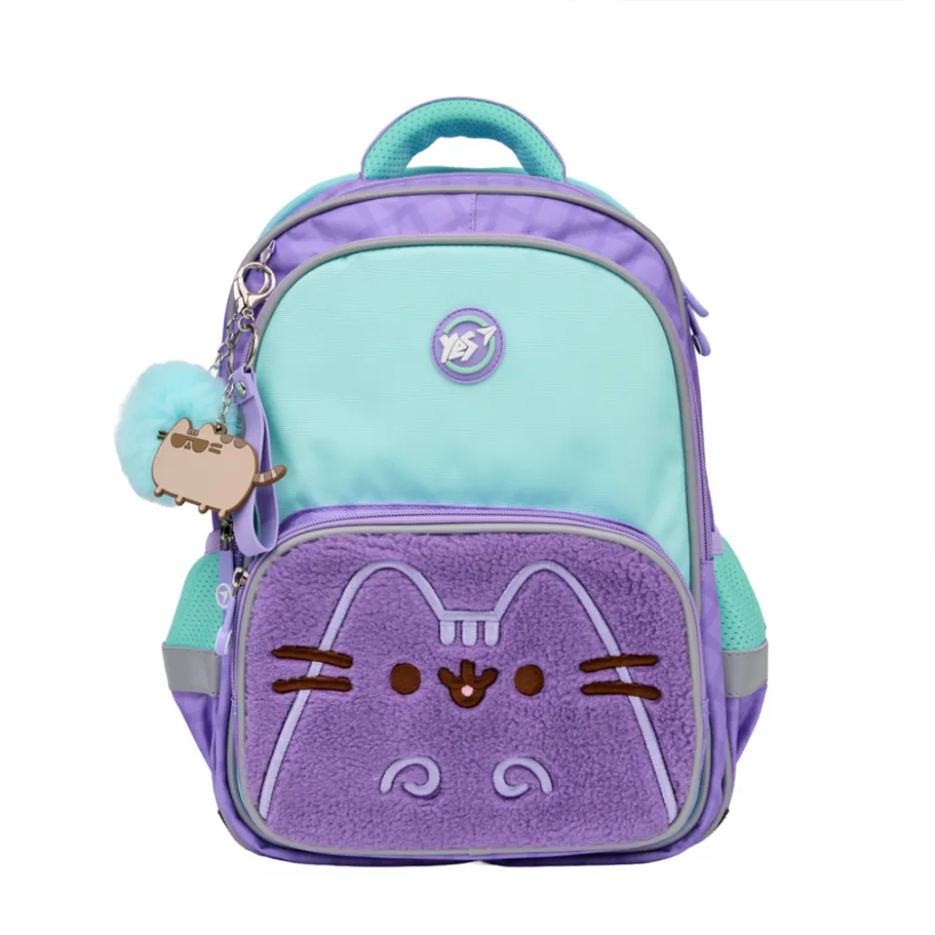 Ортопедичний рюкзак шкільний YES Pusheen the Cat S-72, бузковий Ортопедичний рюкзак шкільний YES Pusheen the Cat S-72, бузковий