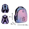 Ортопедичний рюкзак шкільний YES Cute Unicorn S-109, бузковий - Фото№3