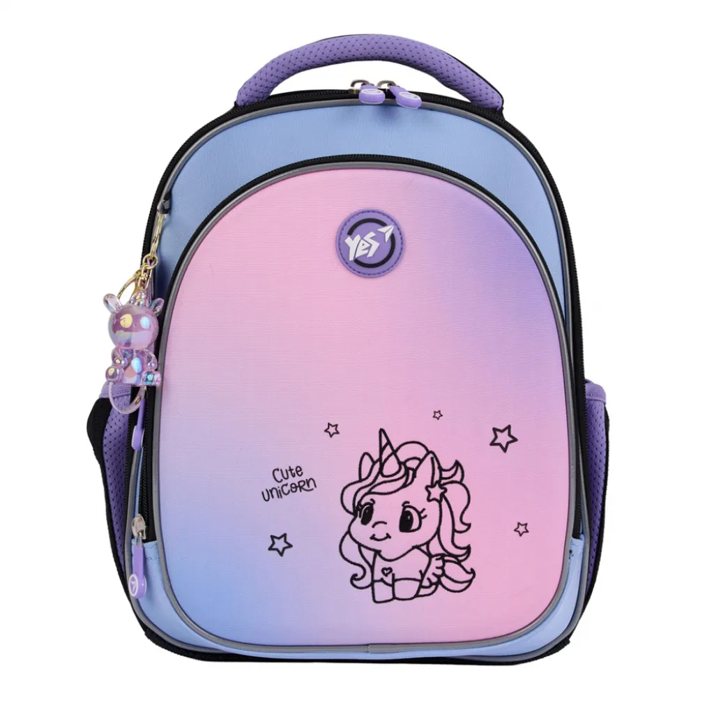 Ортопедичний рюкзак шкільний YES Cute Unicorn S-109, бузковий Ортопедичний рюкзак шкільний YES Cute Unicorn S-109, бузковий