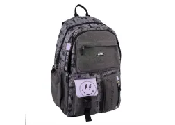 Ортопедичний рюкзак шкільний YES Anime Smiley World TS-43, сірий Ортопедичний рюкзак шкільний YES Anime Smiley World TS-43, сірий
