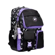 Ортопедичний рюкзак шкільний YES Purple Game TS-43, чорний
