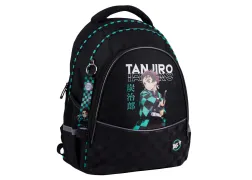 Ортопедичний рюкзак шкільний YES Demon Slayer Tanjiro TS-52, чорний Ортопедичний рюкзак шкільний YES Demon Slayer Tanjiro TS-52, чорний