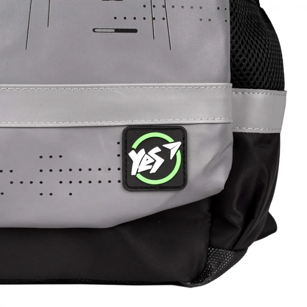 Ортопедический рюкзак школьный YES S-52 Ergo Cyberlife, серый Ортопедический рюкзак школьный YES S-52 Ergo Cyberlife, серый