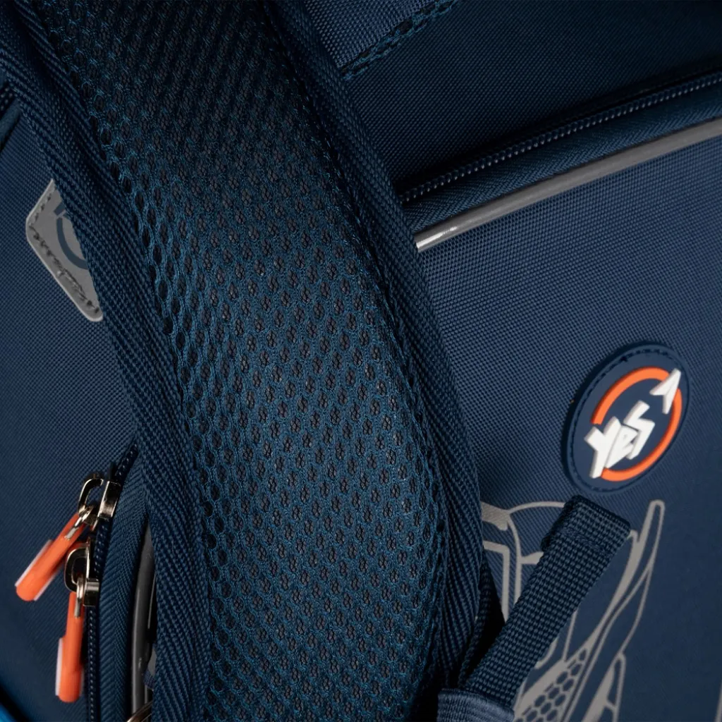 Ортопедичний рюкзак каркасний YES Fighter H-100, синій Ортопедичний рюкзак каркасний YES Fighter H-100, синій