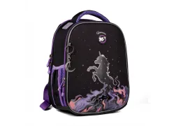 Ортопедичний рюкзак каркасний YES H-100 Magic Unicorn, чорний Ортопедичний рюкзак каркасний YES H-100 Magic Unicorn, чорний