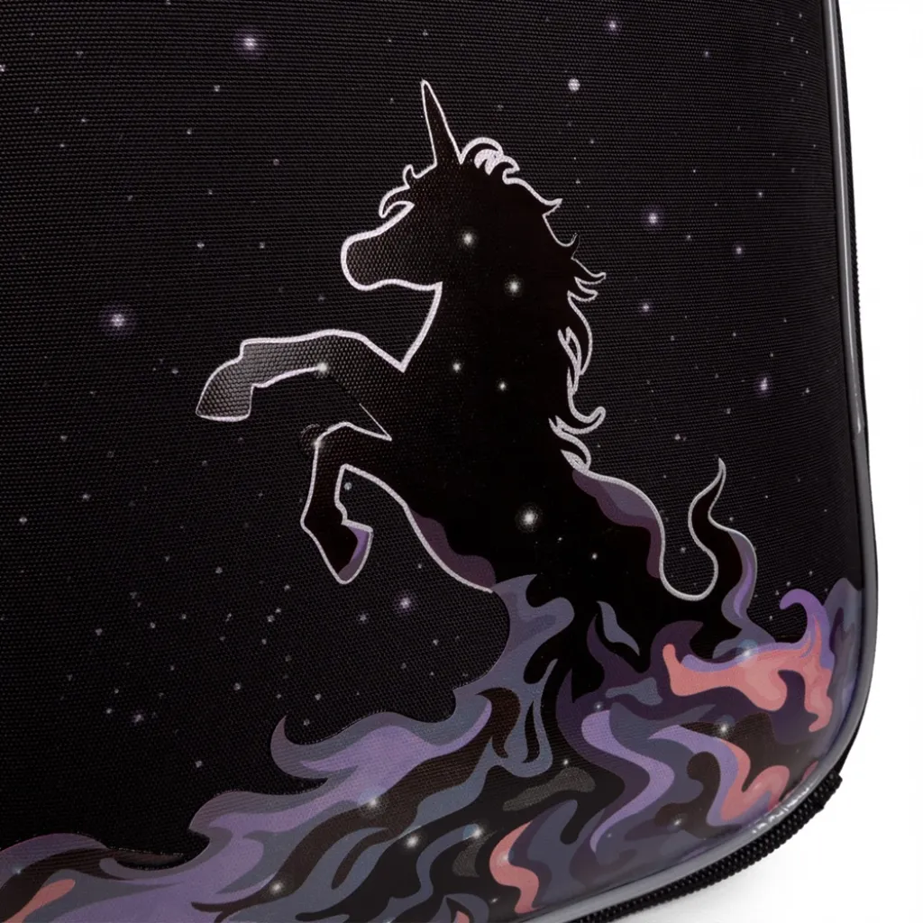 Ортопедичний рюкзак каркасний YES H-100 Magic Unicorn, чорний Ортопедичний рюкзак каркасний YES H-100 Magic Unicorn, чорний