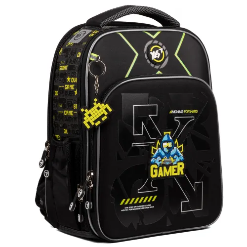 Ортопедичний рюкзак каркасний YES Gamer S-78, чорний - Фото№1 Ортопедичний рюкзак каркасний YES Gamer S-78, чорний - Фото№1