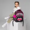 Ортопедический рюкзак школьный YES S-91 Cute, черный/розовый - Фото№14