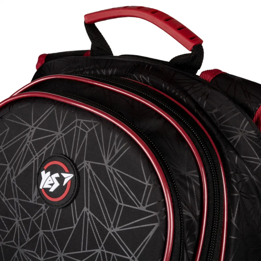 Ортопедический рюкзак школьный YES S-100 Spider, черный