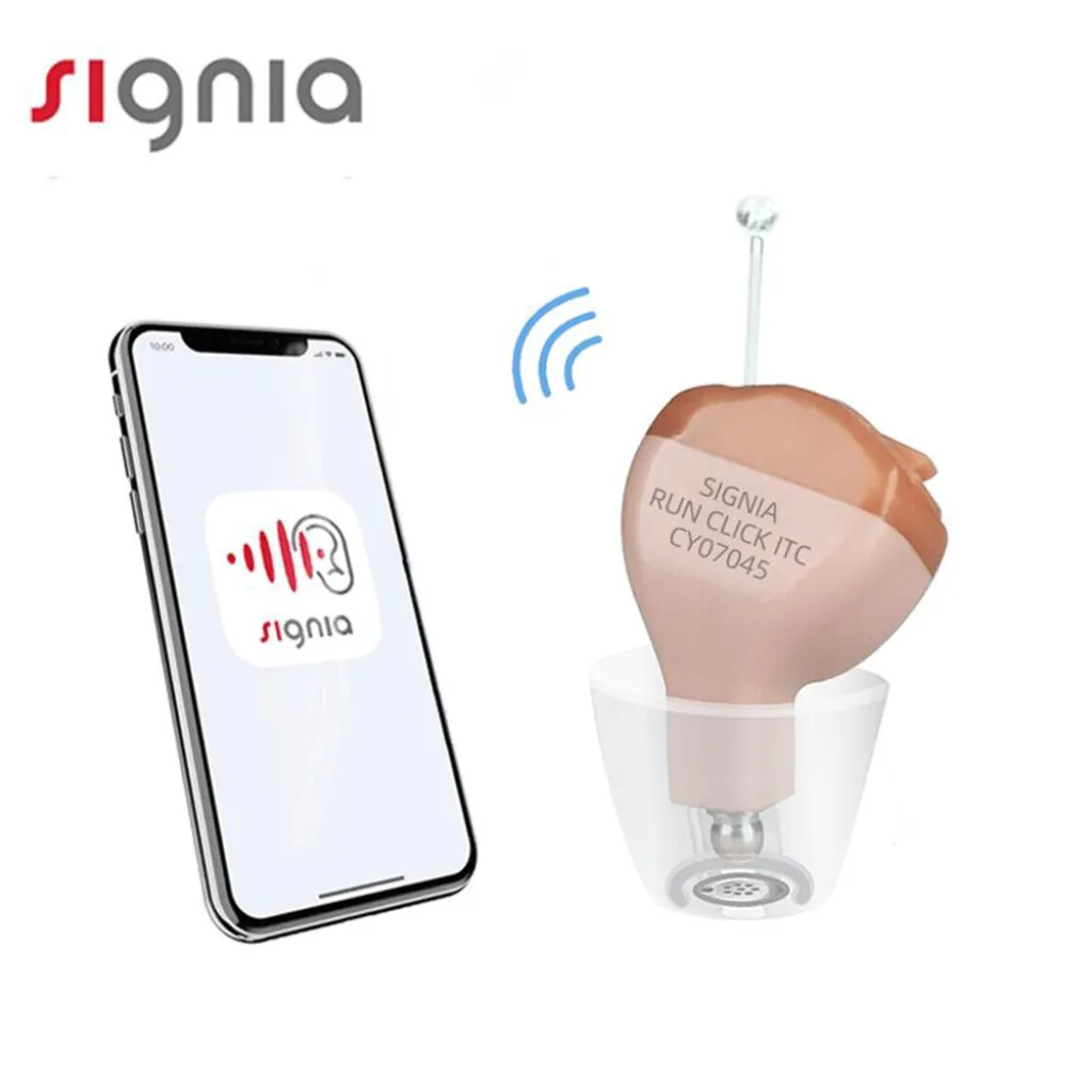 Слуховий апарат внутрішньовушний цифровий 8-канальний Run Click (ITC) SIGNIA