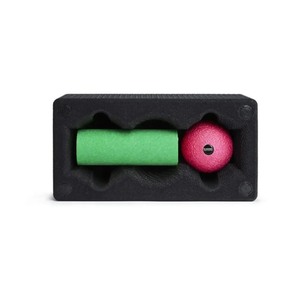 Массажный набор Blackroll Block Set, черный/зеленый/розовый Массажный набор Blackroll Block Set, черный/зеленый/розовый