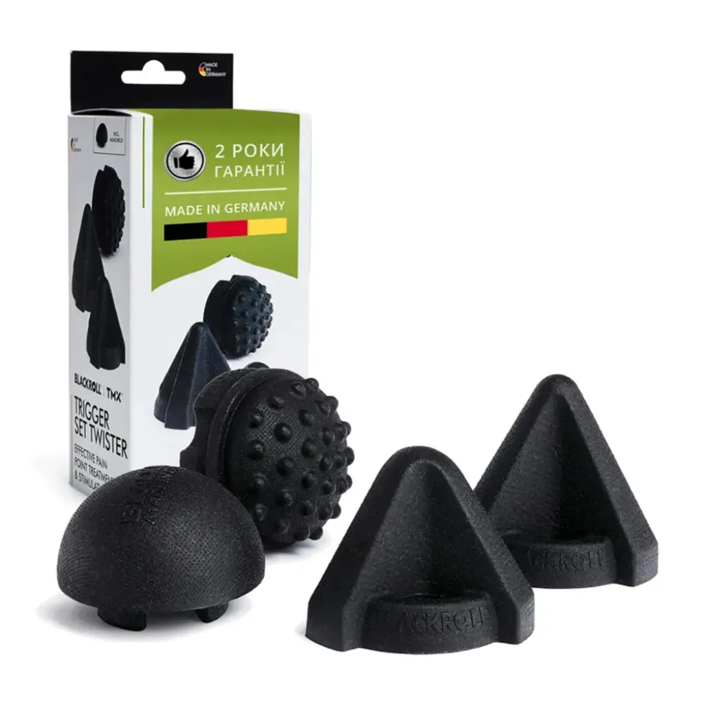 Набор массажеров Blackroll Trigger Set Twister, черный Набор массажеров Blackroll Trigger Set Twister, черный