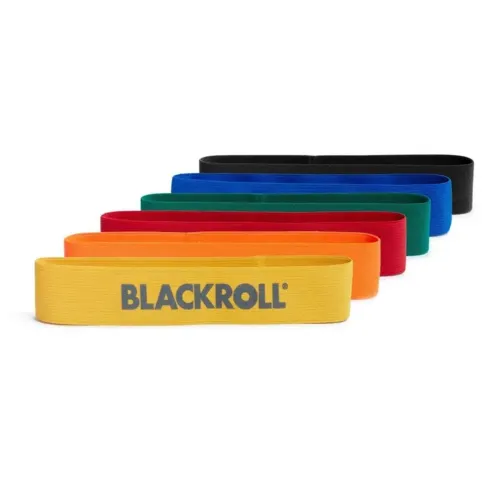 Набір фітнес-еспандерів Blackroll Loop Band Set x6, жовтий/оранжевий/червоний/синій/зелений/чорний - Фото№1 Набір фітнес-еспандерів Blackroll Loop Band Set x6, жовтий/оранжевий/червоний/синій/зелений/чорний - Фото№1