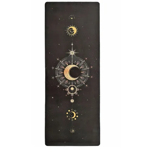 Коврик для йоги EasyFit BlueMoon (замша-каучук) EF-1926-2, черный - Фото№1 Коврик для йоги EasyFit BlueMoon (замша-каучук) EF-1926-2, черный - Фото№1