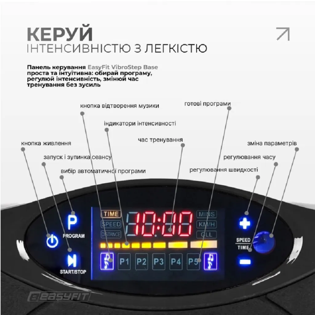 Виброплатформа EasyFit VibroStep Base EF-0544 Виброплатформа EasyFit VibroStep Base EF-0544