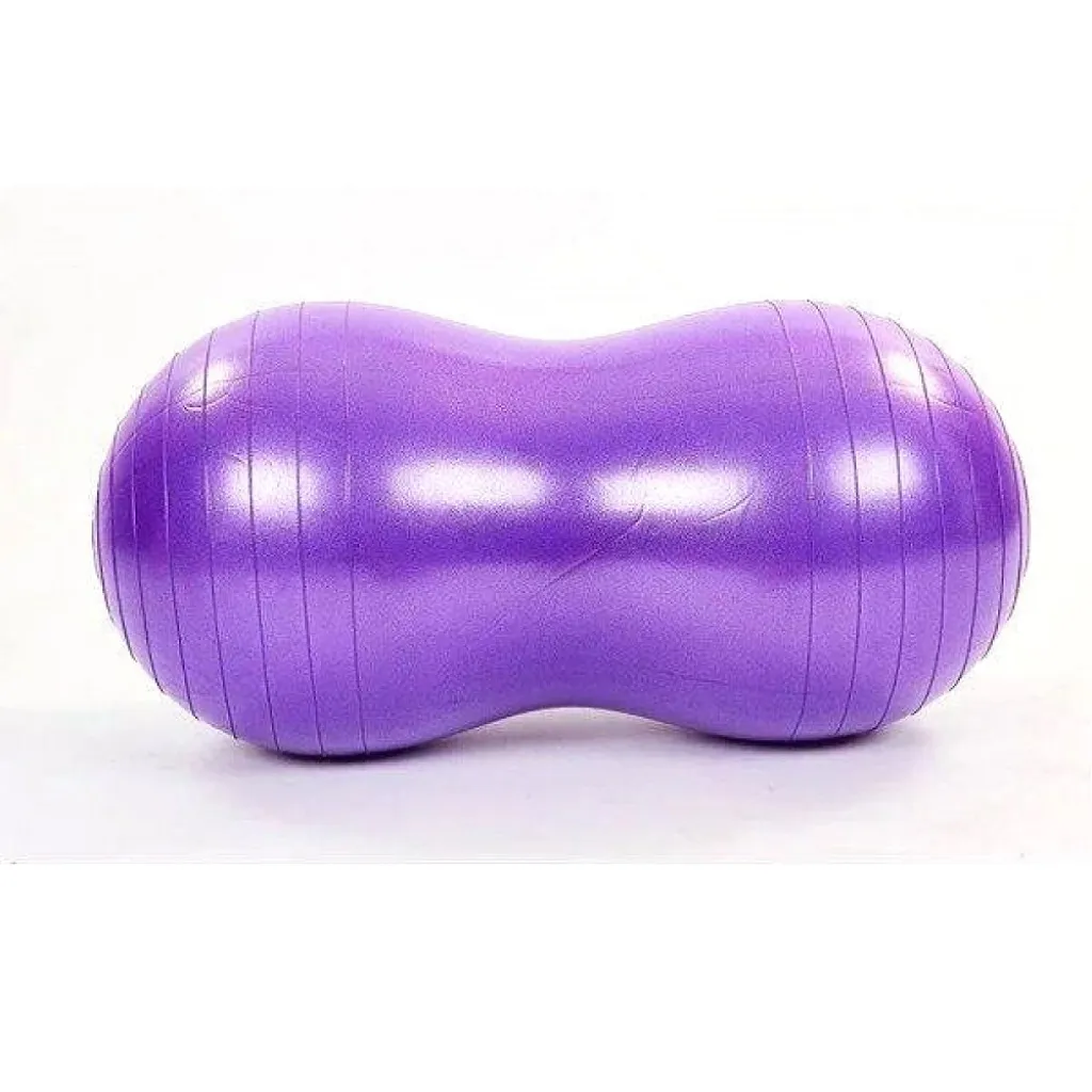 М'яч для фітнеса EasyFit Peanut 45х90 см (фітбол горіх-арахіс) EF-3022-V, фіолетовий М'яч для фітнеса EasyFit Peanut 45х90 см (фітбол горіх-арахіс) EF-3022-V, фіолетовий