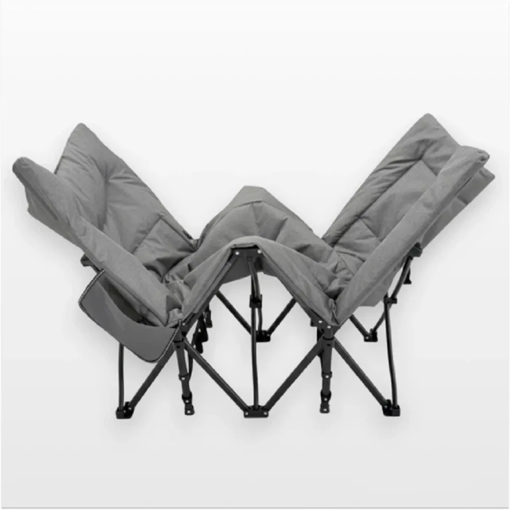 Раскладушка туристическая EasyFit CozyCamp + чехол EF-2850-GY Раскладушка туристическая EasyFit CozyCamp + чехол EF-2850-GY