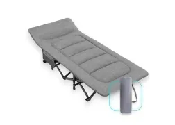 Розкладачка туристична EasyFit CozyCamp + чохол EF-2850-GY Розкладачка туристична EasyFit CozyCamp + чохол EF-2850-GY