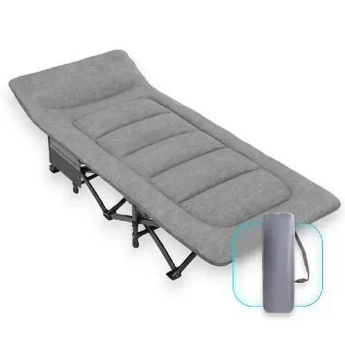 Раскладушка туристическая EasyFit CozyCamp + чехол EF-2850-GY - Фото№1 Раскладушка туристическая EasyFit CozyCamp + чехол EF-2850-GY - Фото№1