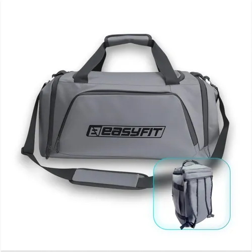 Спортивная сумка-рюкзак EasyFit BackBag EF-8003-GY 28 л, серый - Фото№1 Спортивная сумка-рюкзак EasyFit BackBag EF-8003-GY 28 л, серый - Фото№1