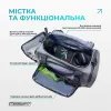 Спортивная сумка-рюкзак EasyFit BackBag EF-8003-GY 28 л, серый - Фото№5