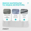 Спортивная сумка-рюкзак EasyFit BackBag EF-8003-GY 28 л, серый - Фото№7