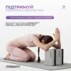 Набір для йоги та фітнесу EasyFit Polarity Set PRO EF-2421s-GYBK: килимок, два блоки, сірий - Фото№8