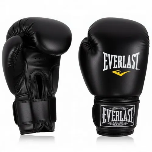 Перчатки для бокса Everlast EF-0370, черный - Фото№1 Перчатки для бокса Everlast EF-0370, черный - Фото№1