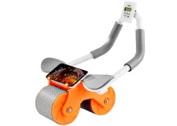 Ролик для пресу EasyFit зі зворотним механізмом та лічильником EF-1357 Ролик для пресу EasyFit зі зворотним механізмом та лічильником EF-1357