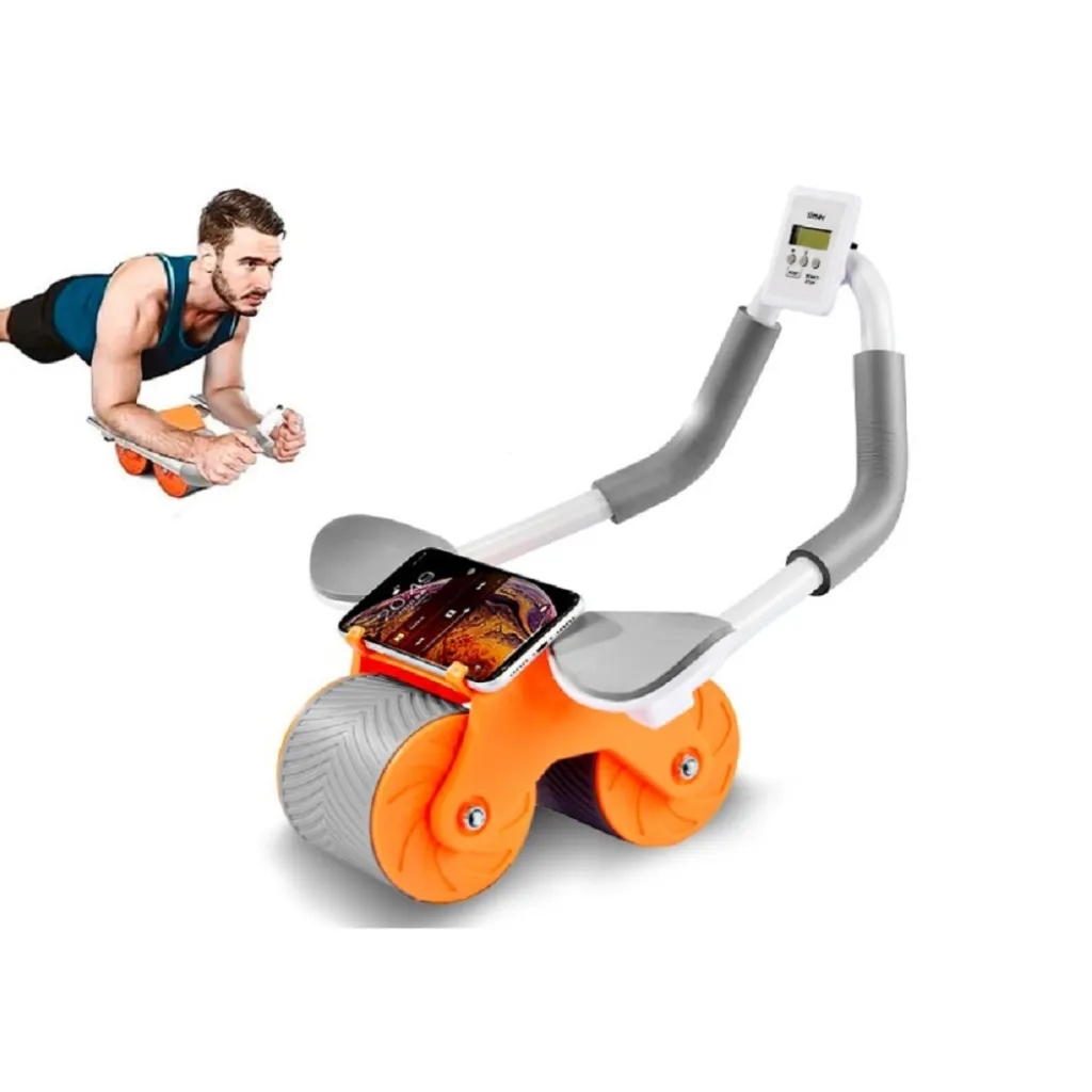 Ролик для пресу EasyFit зі зворотним механізмом та лічильником EF-1357 Ролик для пресу EasyFit зі зворотним механізмом та лічильником EF-1357