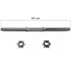 Гантельний гриф EasyFit 50 см Ø 25 мм EF-8047, хромований - Фото№3