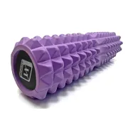Масажний ролик EasyFit Solid Grid Roller 45 см v.2.2s EF-2053-V, фіолетовий