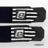 Кистевые бинты EasyFit 50х8 см фиксатор на запястье, черно-белый - Фото№5