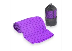 Рушник для йоги EasyFit Yoga Mat Towel з мікрофібри, фіолетовий Рушник для йоги EasyFit Yoga Mat Towel з мікрофібри, фіолетовий