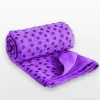 Рушник для йоги EasyFit Yoga Mat Towel з мікрофібри, фіолетовий - Фото№3