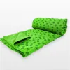 Полотенце для йоги EasyFit Yoga Mat Towel из микрофибры, зеленый - Фото№3