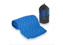 Рушник для йоги EasyFit Yoga Mat Towel із мікрофібри, синій Рушник для йоги EasyFit Yoga Mat Towel із мікрофібри, синій