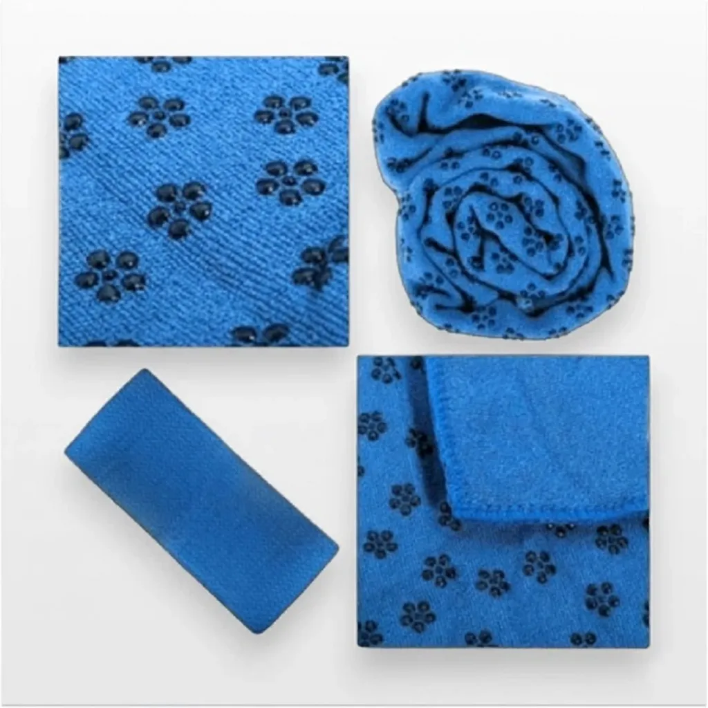 Полотенце для йоги EasyFit Yoga Mat Towel из микрофибры, синий Полотенце для йоги EasyFit Yoga Mat Towel из микрофибры, синий