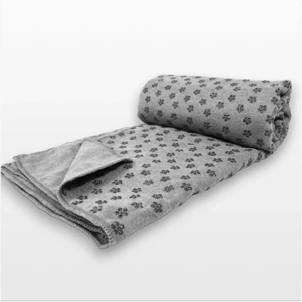 Рушник для йоги EasyFit Yoga Mat Towel із мікрофібри, сірий Рушник для йоги EasyFit Yoga Mat Towel із мікрофібри, сірий