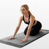 Рушник для йоги EasyFit Yoga Mat Towel із мікрофібри, сірий - Фото№7
