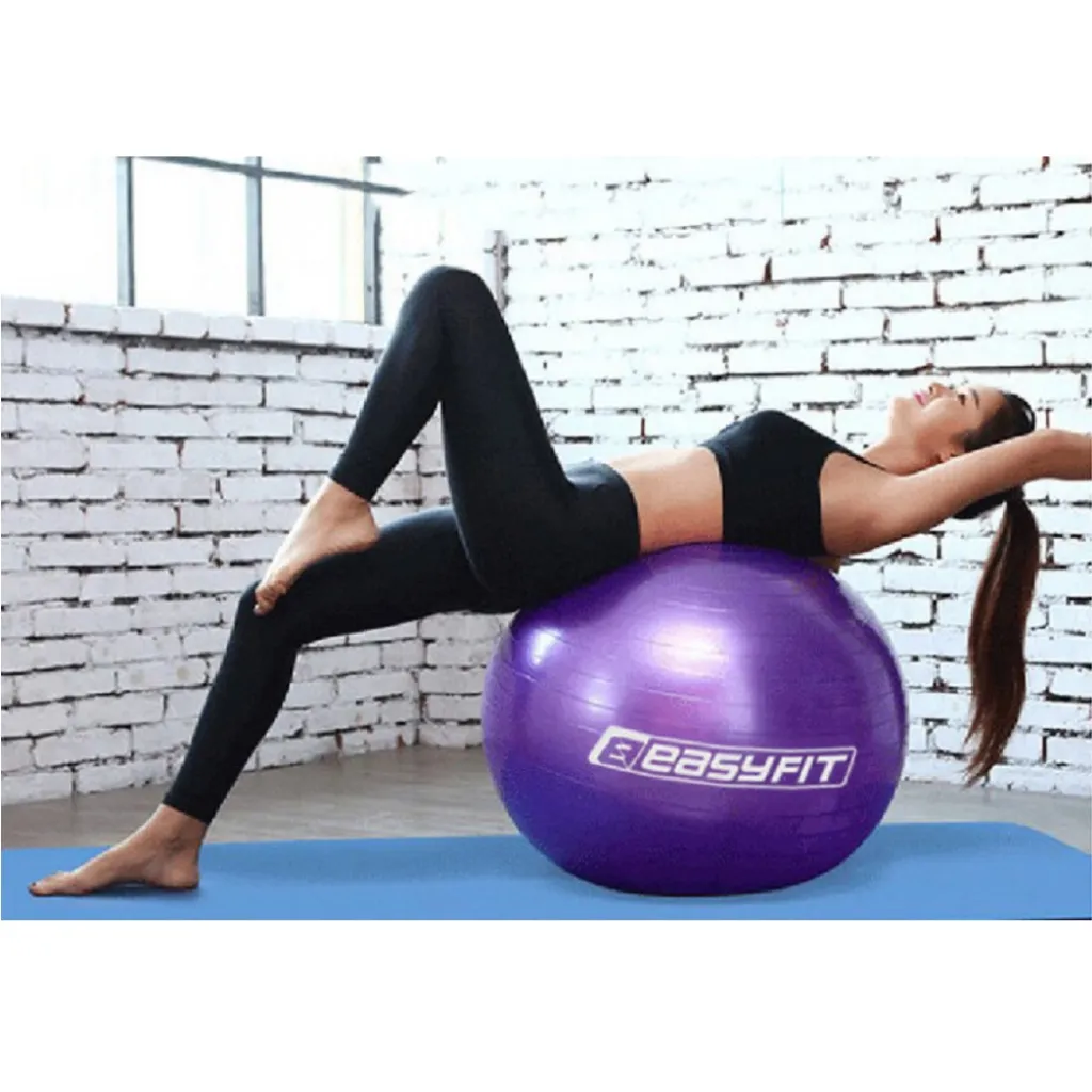 Мяч для фитнеса EasyFit EF-3009-V 85 см, фиолетовый Мяч для фитнеса EasyFit EF-3009-V 85 см, фиолетовый